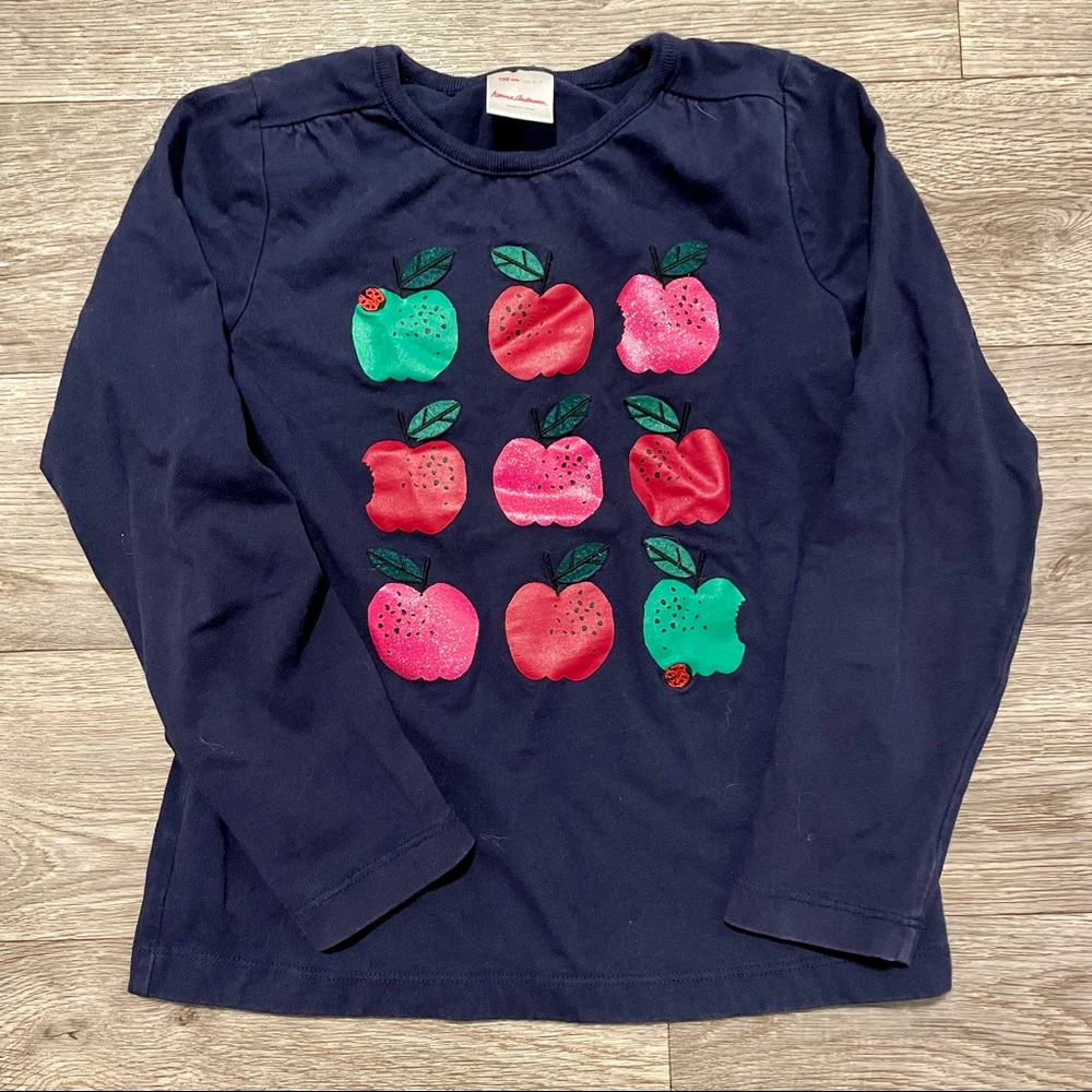 Hanna Andersson Long Sleeve Shirt Girls 6-7 120